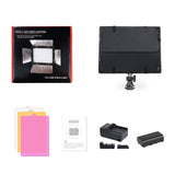 3200K-6500K Video Light Panel Led-300 Pro Led Bi-Color Photography Lighting Panel Camera Photo Studio Fill Lamp with Charger
