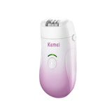 LCD Electric Tweezers Dry wet Use Portable Epilator KEMEI km-908B Women Usb Charging Cordless 3 in 1 Epilator Hair Removal