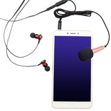 Portable 3.5mm Stereo Studio KTV Karaoke Mini Microphone For Cell Phone PC Mic