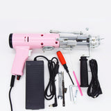 New 2 in 1 Loop Cut Pile Gun hine Starter Electric Carpet Tufting Kit Rug Making Tools