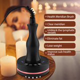 Electric Meridian Brush Scraping Lymphatic Cupping Guasha Device Vibrate Anti Cellulite Massager Fat Burner Weight Loss