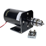 220V 350W 400-7000RPM DIY High Speed Bead Lathe Electric Grinder Bench Drill Set Speed Controller With DC Permanent Magnet Motor