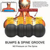 Foam Roller, Muscle Massager, Wave Yoga Roller, Suitable