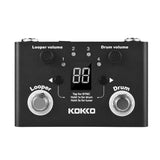 KOKKO Looper Tuner - Portable BT Page-Turner, Phrase Loop Recording, Drum Effect Pedal, Digital