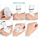 4 In 1 Electric Brush Waterproof Facial Massager Face Cleansing Device for Deep Cleaning Removal Blackhead Pore