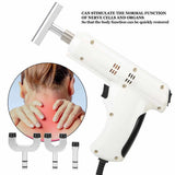 Electric Spine Massager AMCT Chiropractic Adjustment Correction Tool 4 Kinds Physiotherapy Heads Body Neck Treatment Health Care
