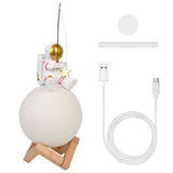 LED Home Decoration Astronaut Figurines Moon Night Light Moon Lamp Humidifier Space Man Cold Fog Machine
