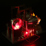 Double Cylinder Stirling Motor Model With Voltage Display Meter Science Experiment Engine Teaching Tool