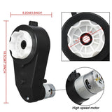 2 Pcs Kids Ride on Car Gearbox 550 12V 40000RPM Electric with GearBox High Speed RS550 DC Motor Match