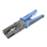 Coax Compress Crimper Tool BNC/RCA/F Crimp Connector RG59/58/6 Cable Wire Cutter Adjustable Coaxial Cable Crimper Stripper Tool