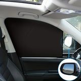 4-piece car window sunshade - magnetic insulated Oxford cloth, unlined privacy point sunshade