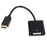 DisplayPort Cable Adapter Display Port DP DVI Converter HD 1080p Male to Female For PC Laptop HDTV Monitor Projector