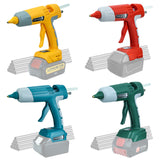 100W Cordless with 10pcs 11mm Stic Hot Melt Glue Gun for /Milwaukee/Makita/Bosch 18V Battery (No Battery)