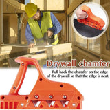 ABS Plasterboard Chamfering Wood Edges Trimming Tool Tilt Angle Ceiling Decorative Planer with Stainless Steel Blade