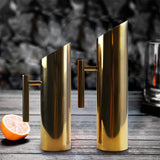 1.5/2L Gold Juice with Handle Stainless Steel tail Pot Large Capacity Red Wine Divider Container for Home Restaurant Bar
