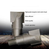 1PC 10MM Shank Milling Cutter Wood Carving Cleaning Router Bit Threaded Spiral Bottom Knife(16mm)