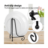 10PCS Stands for Display, Plate 6 Inch , Picture Of Metal, Frame Holder Stand and Artworks
