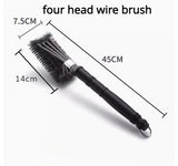 1PC BBQ Grill Brush grill net cleaner mesh stainless brush Barbecue Cleaning Tools