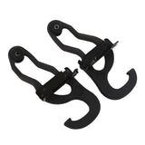 68196982AA Steel High Strength Black Powder Coating Front Tow Hooks Kit with Bezel Bracket for Vehicles