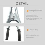 Professional 300A Ground Earth Clamp Clip Set for Mig Tig ARC Welding hine 1.5M Cable 10-25 Plug Durable