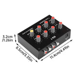7 Band Sound RCA Output Input 12dB High Bass Adjustment Dual Channel Digital Equalizer