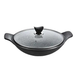 Korean Pot with Glass Lid - Reusable for Bibimbap & Soup, Cookware