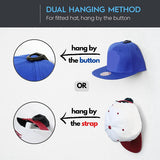 Modern JP Adhesive Hooks Wall-Hat Rack For Baseball Caps, Minimalist Hat Display