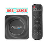 X88 PRO 20 Android 11.0 TV 8GB RAM 128GB ROM RK3566 Support 8K 2.4G/5G WiFi 1000M Set Top Box
