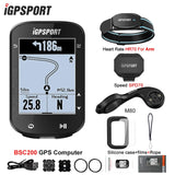 BSC200 BSC200C iGPSPORT ANT+ GPS Bike Computer Riding Cycg Odometer Route Navigation Wireless Speedometer Support Powermeter