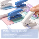 Single Hole Punch Paper Circle Puncher Mini DIY Cutter Up to 40 Sheets Punching for A4 A5 B5 Notebook Scrapbook