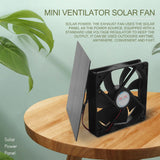 20W Exhaust Air Extractor 6 Inch Mini Ventilator Solar Panel Powered Fan for Dog Chicken House Greenhouse RV