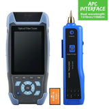 Pro mini OTDR Optic Reflectometer with 9 Functions VFL OLS OPM Event Map 22/24dB for 64km Fiber Cable Ethernet Tester