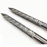 1/8In 3Mm High Steel Burr Bits Carbide Cutters Rotary Files Reamers Wire Cutter Tire Repair Tool