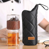 200ml Holder Glass Double Layer Cup Infuser Tumbler Drinkware Water Bottle With Tea Filter