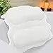 Bathtub Headrest, Pillows Neck and Back Support, Ergonomic Tub Pillow for Bath with 6 Str