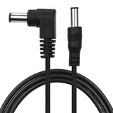 1 Way/ 8 Ways Right Angle Daisy Chain Line Cable 18V 2A for Guitar Effects Pedals Power Supply