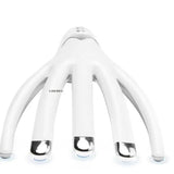 Rechargeable new mini multifunctional heating massager head electric portable massage comb vibration