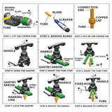 Copper Tube Set Air Conditioner DSZH ST-R806A Flashlight Dual-purpose Pipe Expander Tools ST-R806FT-L