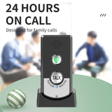 2 Pack Intercoms for Bidirectional Home Wireless Voice Interphone - Elderly Caller to Room