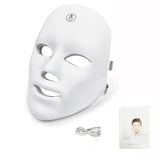 Wireless Facial Photon Therapy Skin Rejuvenation Luminotherapy LED Mask USB Recharge 7 Colors Skin Care Beauty Device Home Use