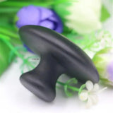 2 pcs Black Bianstone Mushroom Massager Beauty Head Facial Scraping Massage Acupuncture Energy Stone