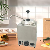Electric 2.5 - 3L Nacho Warmer with Heated Pump - 800W Kitchen Cheese Dispenser & Butter Machine