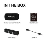 XOSS X2 Pro Chest Strap Heart Rate Sensor Waterproof Bluetooth ANT+ Health Fiess Smart Bicycle Monitor