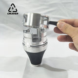 CRUSHER Metal Charcoal Holder Set Bowl Tinfoil-free Pot Carbon Chicha Bowls Removable Hookah Smoking Accessories