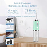 Wireless oral water portable and rechargeable home Vies irrigator, daily dental care, ideal gift