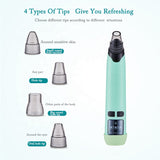 Multifunctional New Pore Cleaner Black Beauty Instrument Head Suction Extractor Kit Acne Removal Vacuum Blackhead Remover Tool