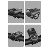 ESLNF Bicycle Rechargeable Bike Motorcycle Electric Anti-theft Horn Loud Alarm Ring Bell Road Cycg Accessories