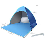 Automatic Instant Beach Shade Sun Shelter Tent Canopy Outdoor Camping Hiking Fishing Equipment