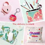 76Pcs Blanks Products Sublimation Bundle With Metal Chain ,For Custom Design Work,Gifts