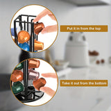 1pc Coffee Pod Holder For Nespresso OriginalLine, Coffee Pod Storage Organizer 40 Coffee Pods, Home Countertop Coffee Station Organizer